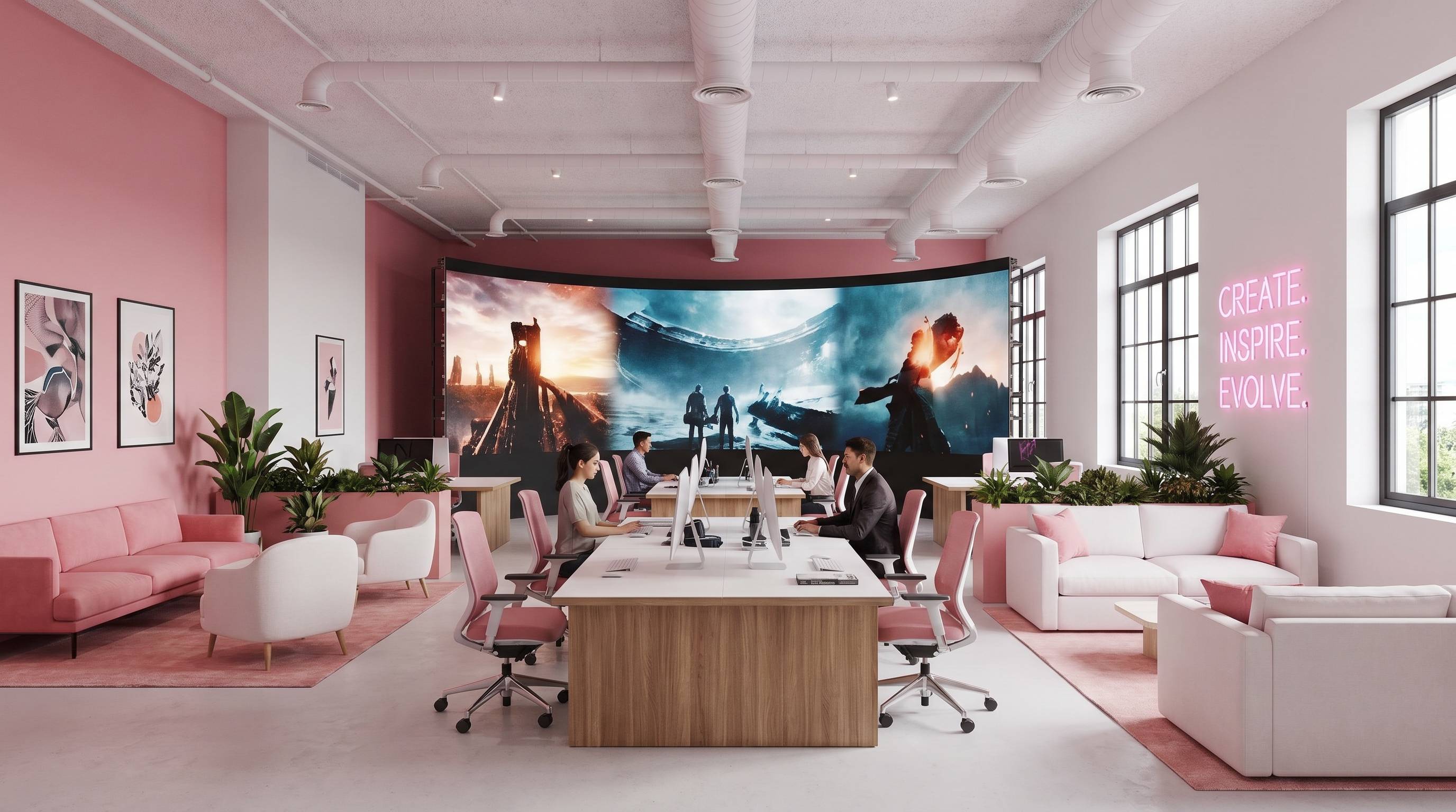 海角传媒公司办公环境